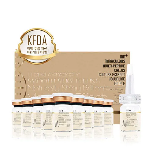GIFT! all orders over 800usd Dr. Whith & Callus MD MIRACULOUS MULTI-PEPTIDE CALLUS CULTURE EXTRACT VOLUFILINE AMPLE